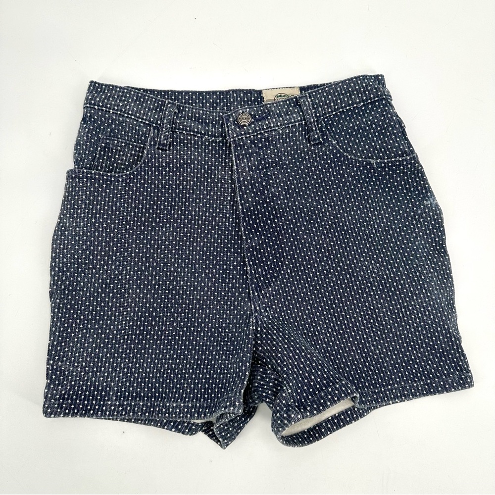 3/$15 Vintage DENIM REPUBLIC Shorts High Waist 80s 90s 11/12 Jrs -flaws